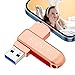 EOZNOE Chiavetta USB 128GB, Chiavetta USB Per iphone Compatibile con OTG Andriod/Pad/Mac/tablet/PC, Nessuna APP per iPhone Foto-Stick Pen Drive Salva Foto e Video immagine