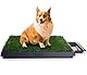Sailnovo Hundeklo Hunde Toilette Kunstrasen Gras Welpentoilette Trainingsunterlage für Kleine Hunde Grosse Hunde ältere Hunde Tier WC Indoor 63 x 50x 7(L x B x H) cm (2)
