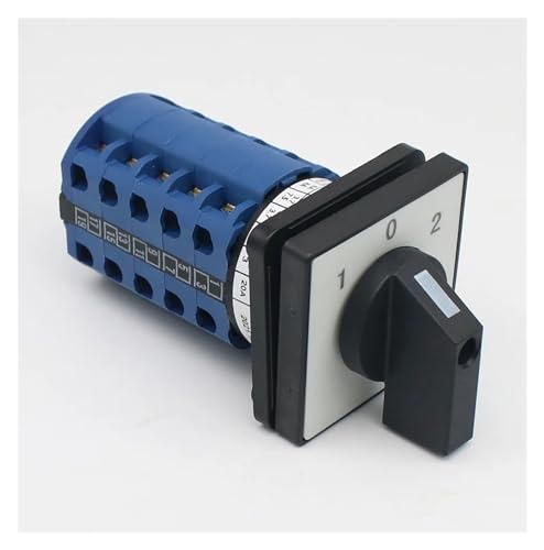 Commutateur rotatif LW26-10 changeur de came inverseur 4P 16 bornes pour tableau - 7