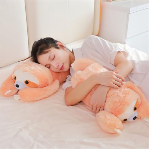 Sarah Duke Faultier Kuscheltier, Kuschel Stofftier Faultier Plüschtier für Mädchen, Jungen & Babys, XXL groß Plush Baby-Geschenk für Erwachsene Kinder (50cm)