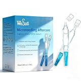 Microneedling Aftercare Serum With Salmon DNA PDRN & Stem Cell，Hyaluronic Acid Serum for Hydration and Firming Support 1.5 mL × 30 Vials, Korean Skincare Formula