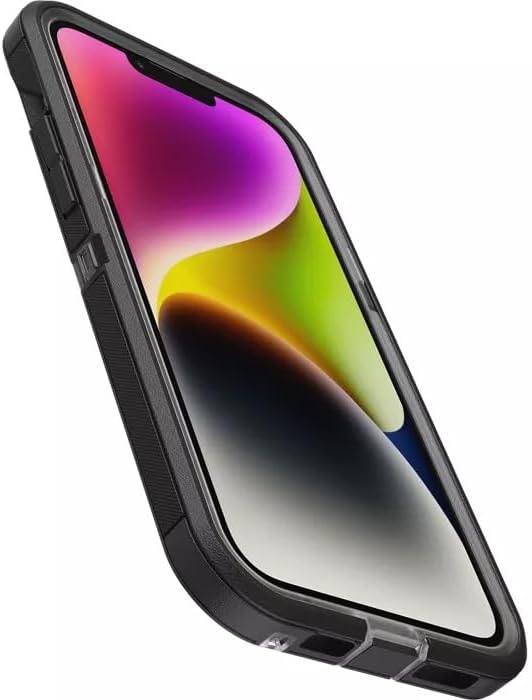 Miniatura 4 de OtterBox Funda para iPhone 14 Plus Defender Series XT, cristal negro, sin pantalla, resistente, se ajusta a MagSafe, accesorio con cordón