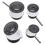 【Dollhouse Decor Size】: The mini dollhouse kitchen cookware is suitable for a 1:12 dollhouse; Tiny size makes these dollhouse kitchen accessories look more beautiful; They are light enough that you are able to hold and carry them anywhere. 【DIY Dollh...