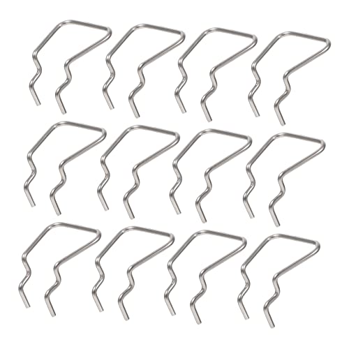 Alipis 12pcs Stainless Steel Pegboard Hook Tool Display Stand Single Hooks for Garage Storage and Hanging Tools Pegboard Shelves