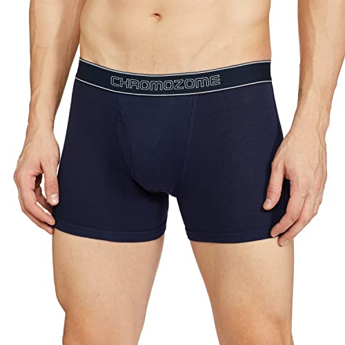 Image of Chromozome Men's Cotton Solid Regular Trunks