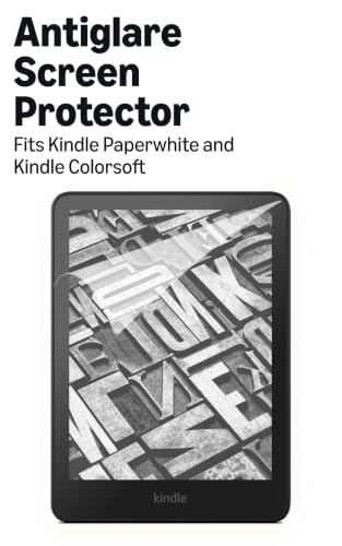Image of Antiglare Screen Protector (2 Pack), for Amazon Kindle Paperwhite (2024 Releases) and Kindle Colorsoft