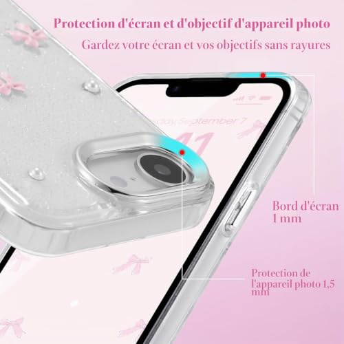 Coque iPhone 16e durable anti-jaunissement protégeant des chocs et rayures - 2
