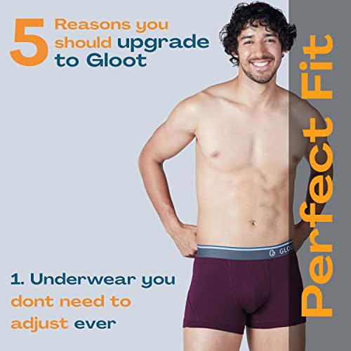 Image of GLOOT Men's Cotton Trunks Striped Briefs
