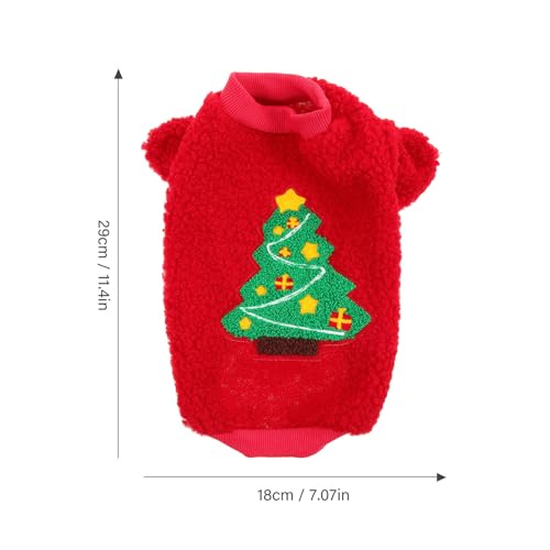 Disfraz Navideño para Perros Alipis Talla M Rojo miniatura 2