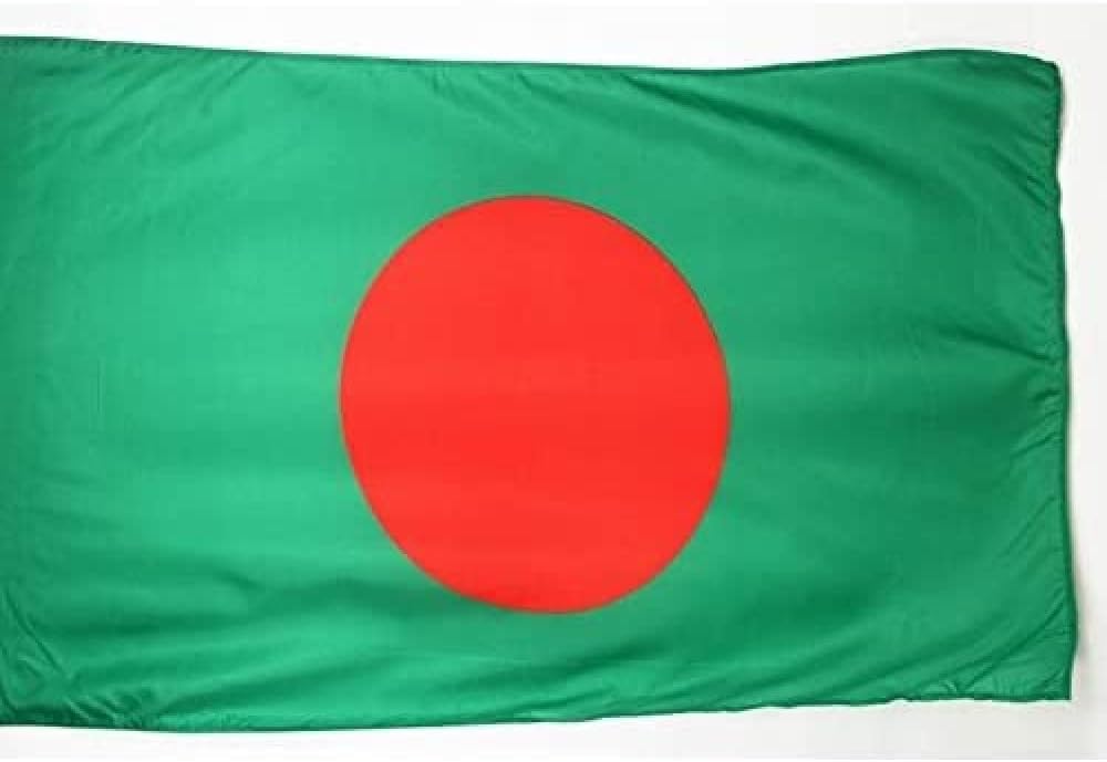 Bangladesh Flag 5' x 8' for a pole - Bangladeshi flags 150 x 250 cm - Banner 3x8 ft with hole - AZ FLAG