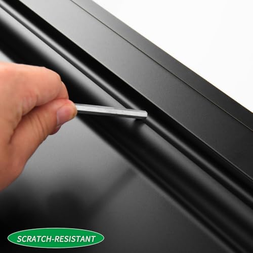 Image of Art3d 36 Pack PVC Ceiling Tiles, 24x24 Inches Waterproof Drop Ceiling Tiles /Wall Panels for Interior Wall Decor, Covers 144 Sq.,ft, Matte Black