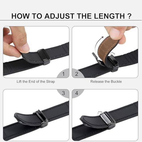 Image of ACM Watch Strap Leather Magnetic Silicone 22mm compatible with Noise Halo 2 Mod Smartwatch Belt Luxury Band
