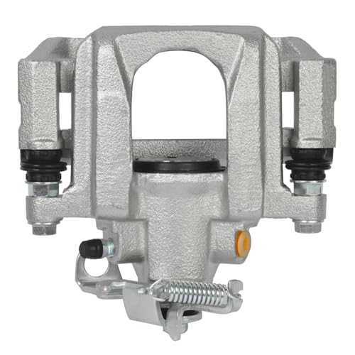 Image of Detroit Axle - Rear Right Brake Caliper for 08-16 Chrysler Town & Country | Dodge Grand Caravan 2009-2014 Volkswagen Routan 2012-2015 Ram C /V, Passenger Side Brake Caliper with Bracket