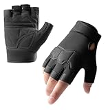 SUJAYU Fingerless Outdoor Gloves for Men...