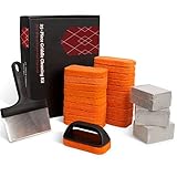SHINESTAR 26-Piece Griddle Cleaning Kit for Blackstone, Flat Top Grill Cleaner Kit with Scraper, Cleaning Brick, Scouring Pads, Professional Griddle Accessories Kit for Cleaning, Easy to Remove Stain