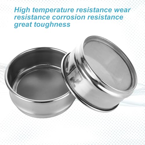 Loyorty LYUS-SIEVES-3PCS--231120 3 Pcs 304 Stainless Steel Test Sieves, 200 Mesh 0.074Mm + #80 Mesh 0.18Mm +#60 Mesh 0.28Mm Aperture Lab Standard Test Sieve thumb #5