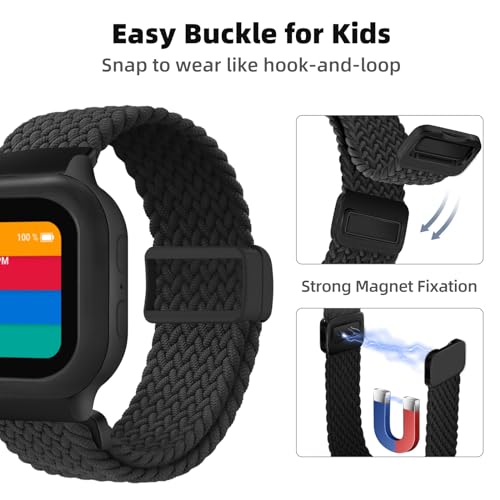Correas trenzadas ajustables para reloj Gabb Kids, pack 3 miniatura 3