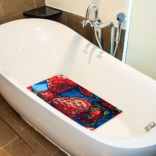 Alfombrilla de baño segura para evitar resbalones con secado rápido extralargo 6