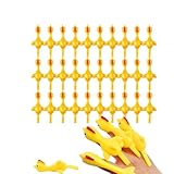 Slingshot Chicken Flying Finger toys: C'est un processus très amusant de voir un poulet slingshot voler dans un bureau, une cuisine ou une cour extérieure. Ils collent aux murs, au plafond ou même au dos de vos amis et tombent lentement. Jeux et fêtes en plein air parfaits pour les enfants et les adolescents.