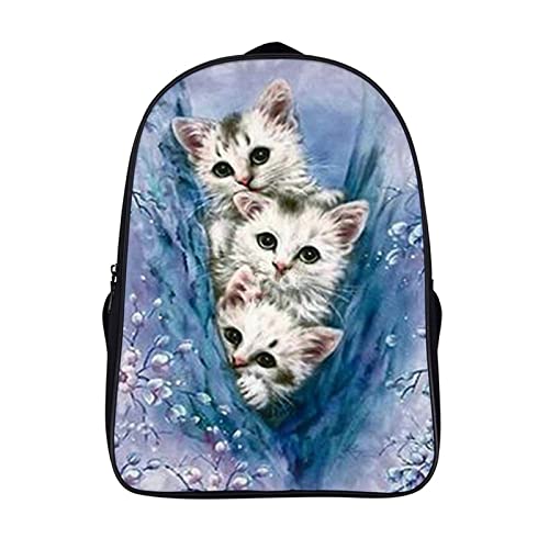 Sac à dos enfants respirant et soulageant le dos motif chat 3D