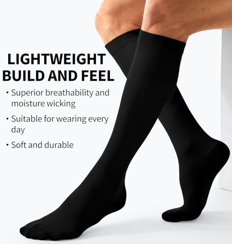 Compression Socks for Women & Men (3 pairs) - Best Support for Nurses, Running, Hiking, Recovery & Flight Socks - Image 6