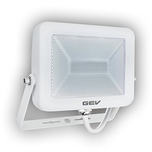 Preisvergleich Produktbild GEV Flat LED-Strahler 10 Watt LLS 18730, 230 V, weiß