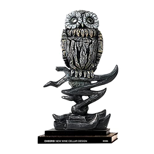 Artisanat créatif en résine de hibou de bande dessinée,Ornements de bureau en résine - Ornements de décoration pour étagère de bureau à domicile, meuble TV, doré, résine, pour les amoureux des Brer