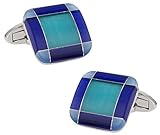Color azul cristal Gemelos de Cuff-Daddy