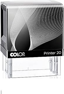 Personalised Self Inking Stamp Custom Made - Size 37 x 13 mm with up to 3 Lines of Text and 5 Ink Colours - Order Before noon for Same Day despatch - Colop Printer 20