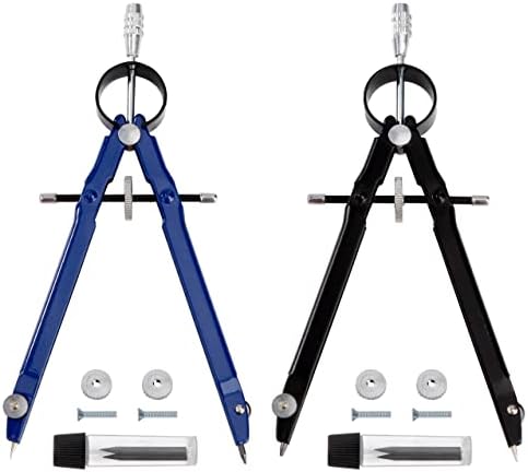 MININUSI 2 Stück Zirkel Set - Präzisionszirkel Mit Stifthalter