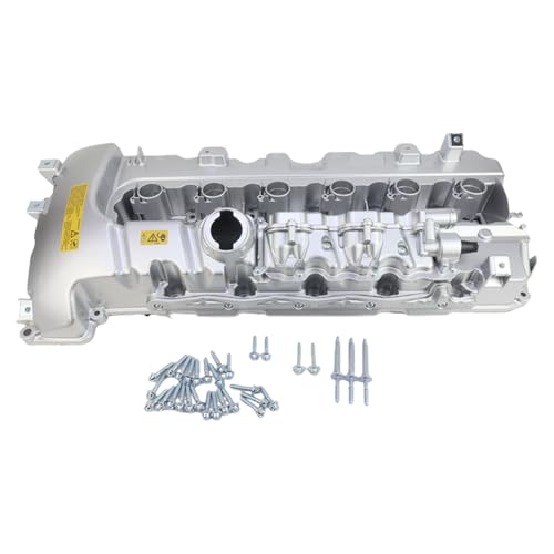 Image of Aluminum Valve Cover W /Gasket & Bolts for BMW 1 Series M 135i 135is 325i 335i 335is 335xi 535i 535xi 740i 740Li M135i M140i M235i M240i M2 X6 Z4, Replaces 11127565284 11127565286