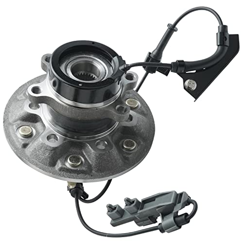 Detroit Axle - 4WD Front Left Wheel Bearing Hub for 2004-2008 Chevy Colorado GMC Canyon Isuzu i-350 i-370, Wheel Bearing and Hub Assembly Replacement 2005 2006 2007
