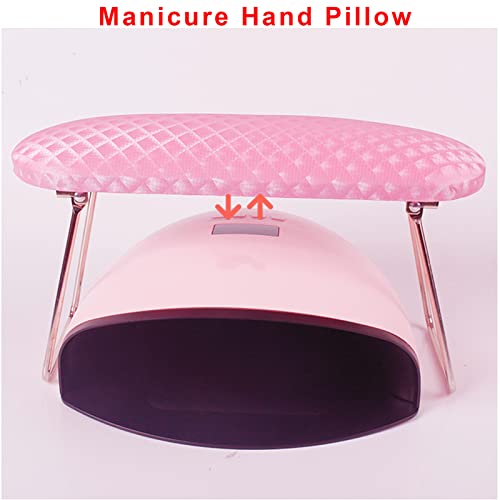 Lxiangn Nail Arm Rest,Professional Microfiber Leather Manicure Hand Pillow Nail Hand Rest Cushion Holder For Nail Salon #TOP6