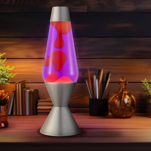 The Original Lava® Lamp - Large 52oz 16.3" - Vivid Twilight - Classic Liquid Motion Lamp - Orange Lava and Purple Liquid - Item #5119 (Amazon Exclusive) by Lava - Image 4
