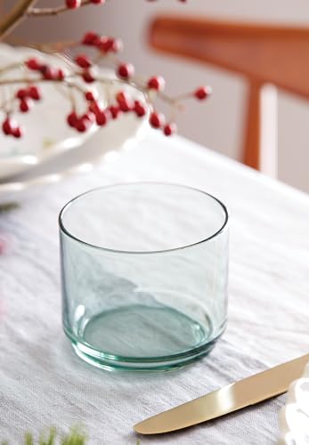Verres courts empilables Lenox Tuscany Classics verts lot de 4 design - 7