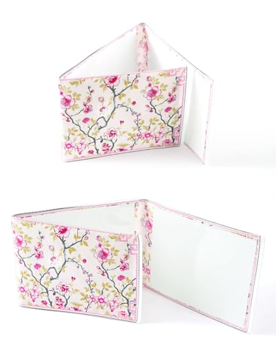 Funda para cartas Mahjong, pack 4, diseño chinoiserie rosa miniatura 7