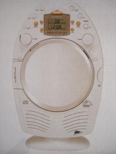 Shower CD Clock Radio with Digital LCD Display