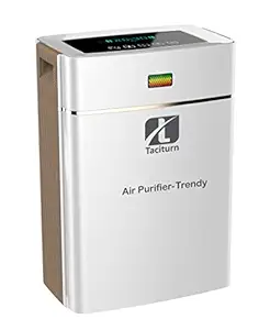 Taciturn Indoor Air Purifier - Silver, Electric, 24.67 lbs, Touch Control, Powerful 33W Electric Purification