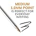 BIC Cristal Xtra Smooth Black Ballpoint Pens, Medium Point (1.0mm), 24-Count Pack, Extra Smooth and Reliable Ballpoint Pens