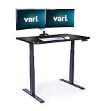Vari Electric Standing Desk 48' x 30' - Dual Motor Sit to Stand Desk - Push Button Memory Settings -...