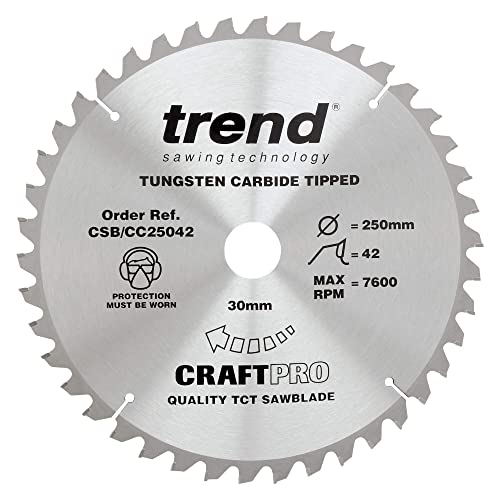 Trend Hoja de Sierra Circular 250mm CSB/CC25042