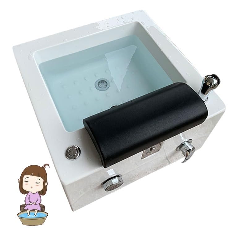 AMEERR Foot Bath Spa with Heat and Massage Pedicure Bowl with Pedicure Foot Rest Feet Spa Tub Colorful Lamp Footbath Salon Spa Foot Bath Pedicure Adjustable Temperature (Size : Bath)
