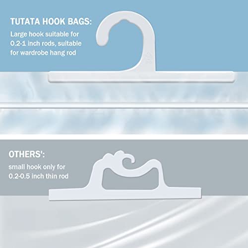 24 Pack Hanging Storage Bags, Large Hook 10 X 12.5-Inch Clear Plastic Bags For Classroom, Library, And Pharmacy Use #TOP3