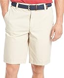 IZOD Men's Flat Front Lightweight Poplin Short