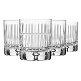 Capacité de 250 ml – un élégant ensemble de quatre verres, parfaits pour servir le whisky, le bourbon, les cocktails avec glace ou d’autres boissons. Un choix idéal aussi bien pour un usage quotidien que pour les occasions spéciales.