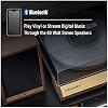 Crosley C72 2-Speed Belt-Drive Bluetooth Turntable Record Player with 80W Speakers and Carbon Fiber Tonearm, Walnut