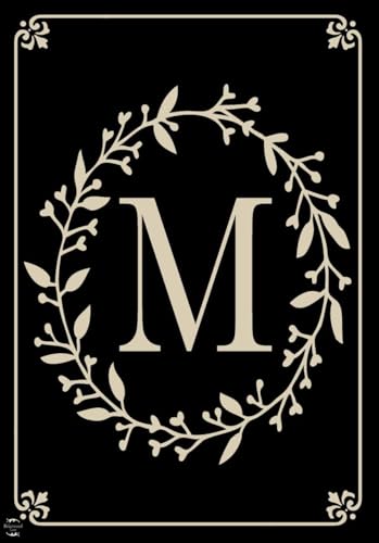 Briarwood Lane Classic Monogram Letter M Garden Flag