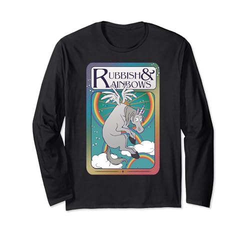 T-shirt Disney Pixar Onward Rubbish & Rainbows à manches longues pour fan de cinéma