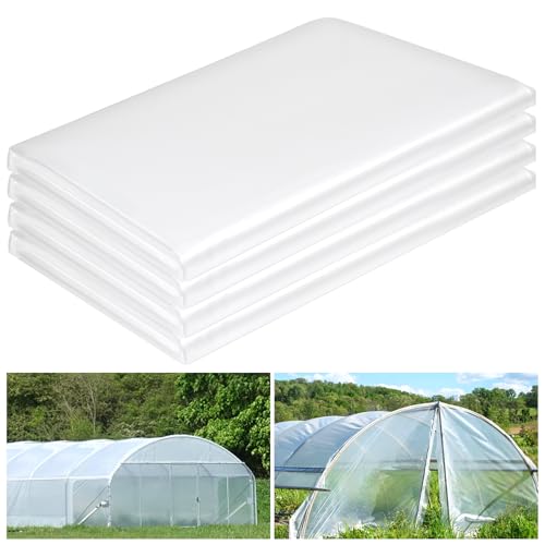 10 x 40 FT Clear Greenhouse Plastic Sheeting, 6 Mil