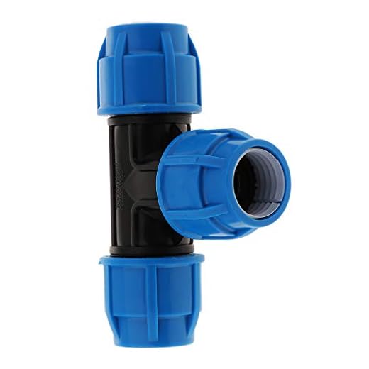 F Fityle Tubo T Unión Conector Neumática Empalmes Empuje Accesorios de Tubería PPR/PE/PVC Tubo - 32mm